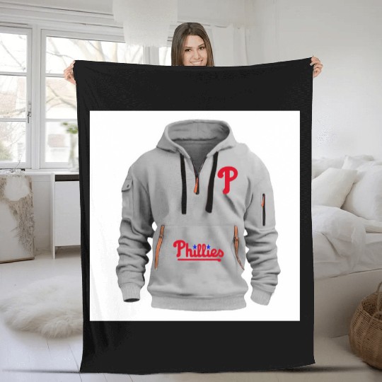Phila.delphia Phillies Special 2024 Half Zip Fleece Blankets