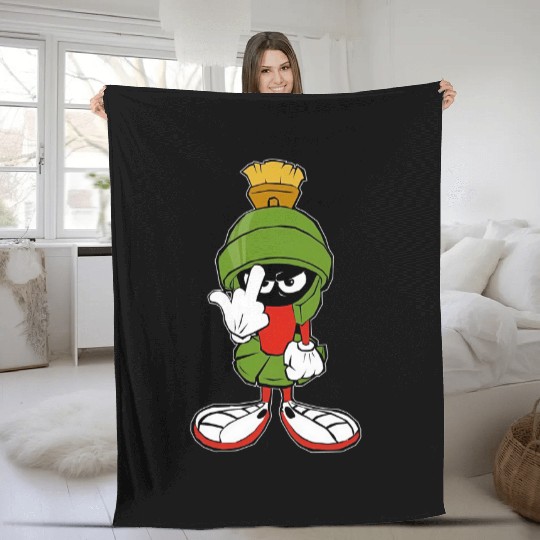 Discover Lg Marvin the Martian Character Green Fleece Blankets