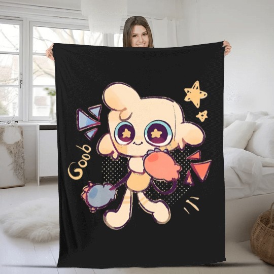 Roblox | Dandys World Character Goob Fleece Blankets | Video Gamer Boys Girls Birthday Gift Present |