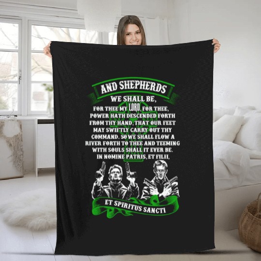 The Boondock Saints - And Shepherds we shall be Fleece Blankets