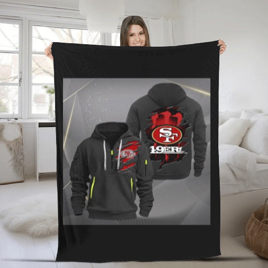 S.F 49ers Fleece Blankets