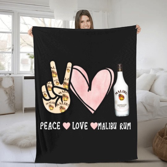 malibu rum Fleece Blankets