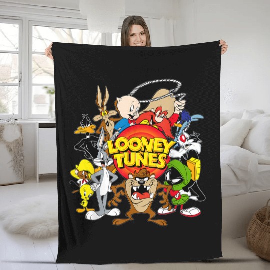 Vintage Looney Tunes Fleece Blankets S-5XL