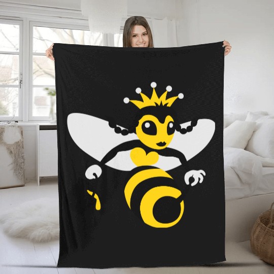 Queen Bee Fleece Blankets