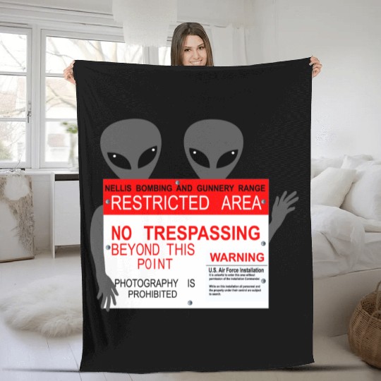 Greys Area 51 Fleece Blankets