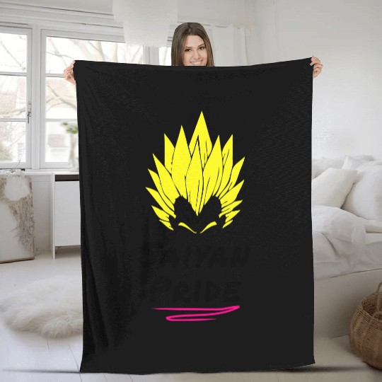 Saiyan Pride Dragonballz Fleece Blankets