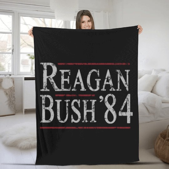 Reagan Bush 84 Fleece Blankets