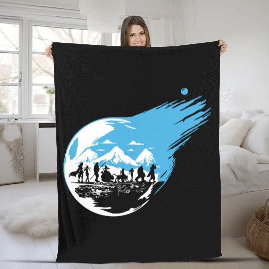 Final Fantasy 7 Inspired Fleece Blankets