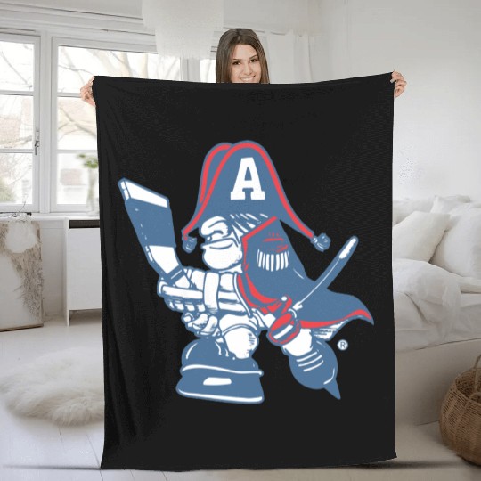 Milwaukee admiral cartoon Fleece Blankets