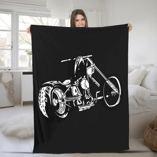 MOTORCYCLE Fleece Blankets