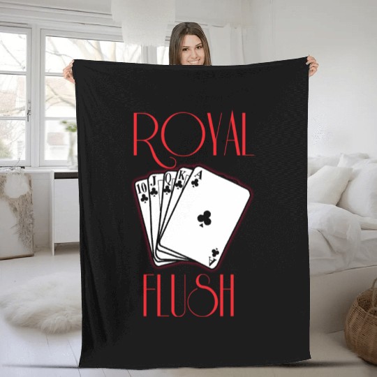 royal flush Fleece Blankets