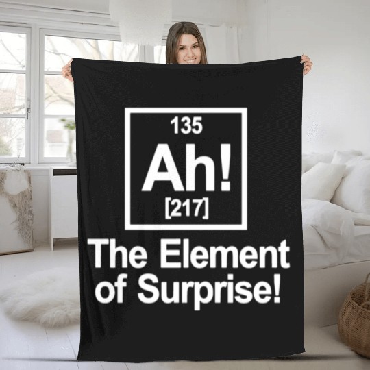 Ah Element Of Surprise Fleece Blankets