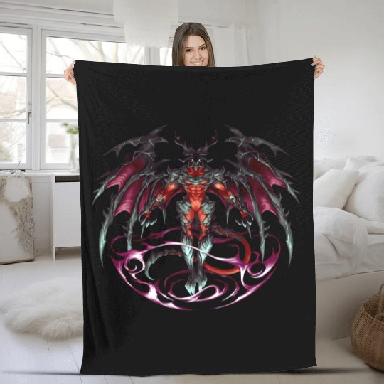 devil Fleece Blankets