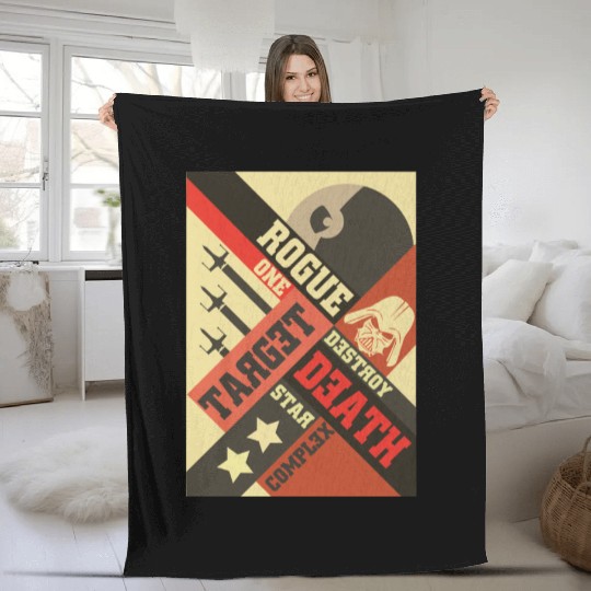 rogue one 2 Fleece Blankets