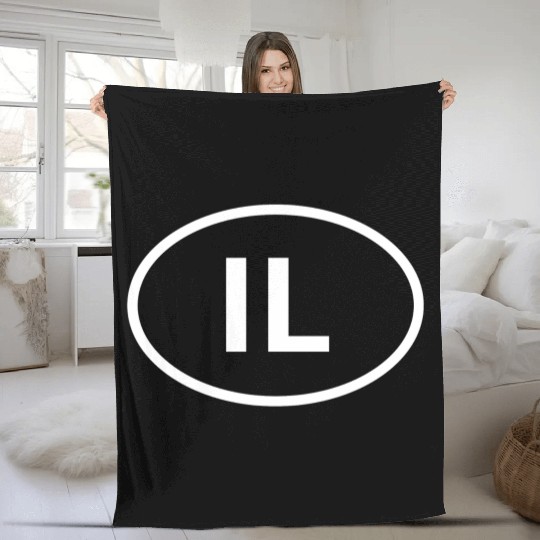 Israel Car Sign Number Fleece Blankets