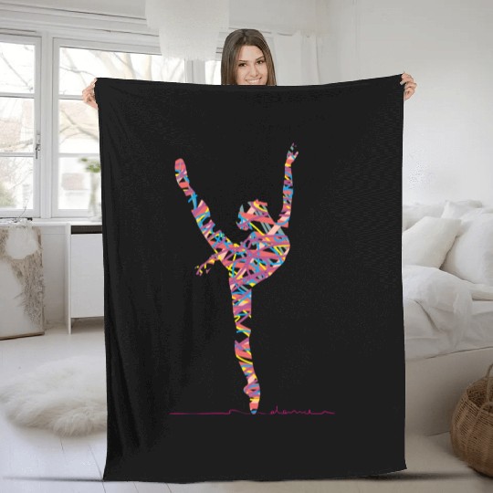 Ballet Dance Fleece Blankets