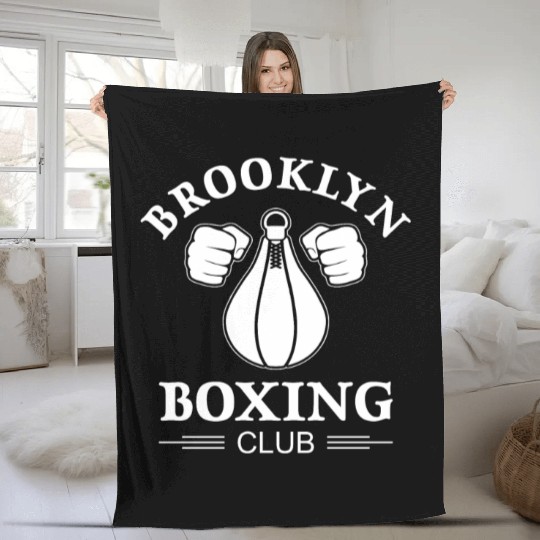 Brooklyn Boxing Club Fleece Blankets