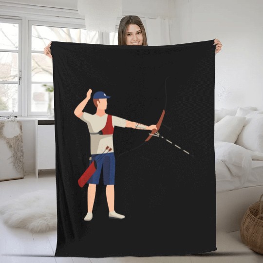 archer Fleece Blankets
