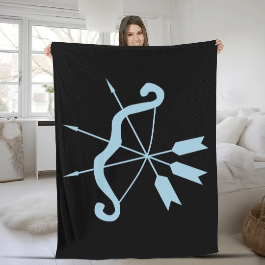 cupid bow Fleece Blankets