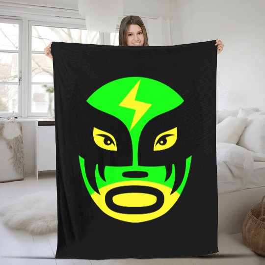 Sport vectorstock 1978393 Wrestling Maske 004 Fleece Blankets
