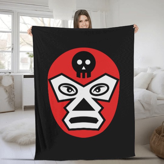 Sport vectorstock 1978393 Wrestling Maske 003 Fleece Blankets