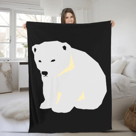 Polar bear Fleece Blankets
