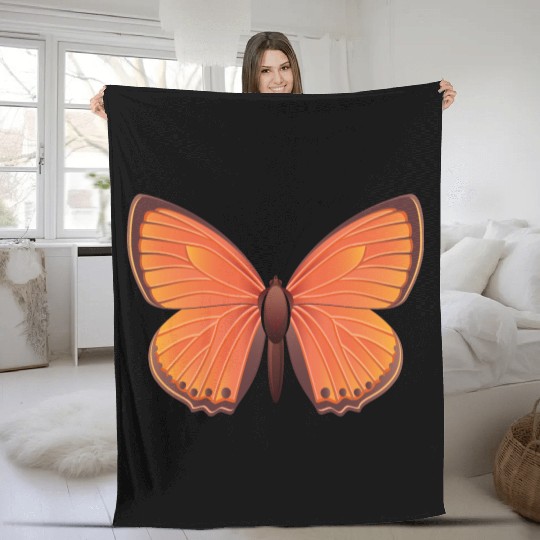 Scarce copper Fleece Blankets
