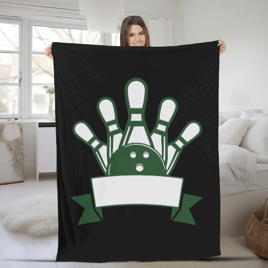 bowling Fleece Blankets