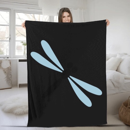 Dragonfly Fleece Blankets
