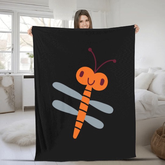 Dragonfly Fleece Blankets