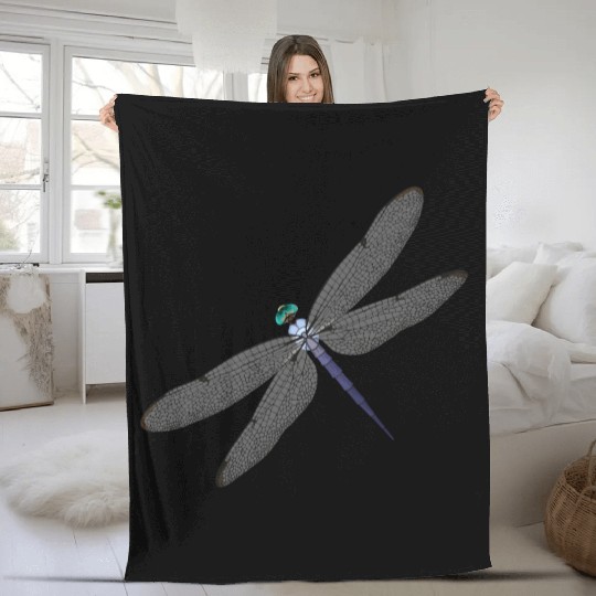 Dragonfly Fleece Blankets