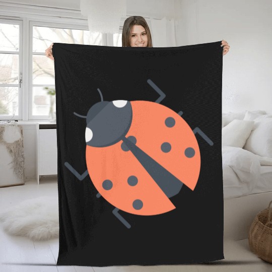 Ladybug Fleece Blankets
