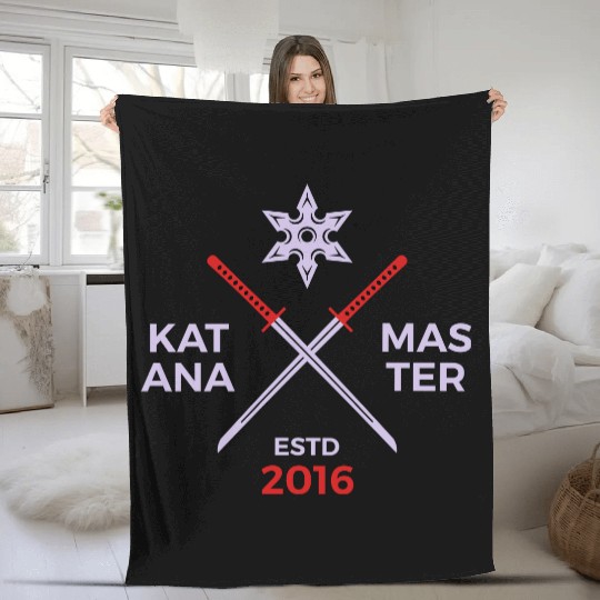 Katana Logo Fleece Blankets