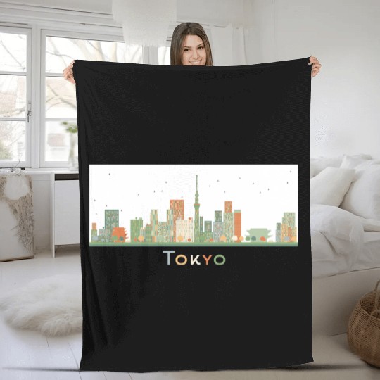 tokyo Fleece Blankets