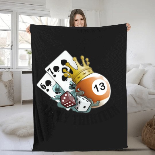 Lucky Thirteen Fleece Blankets