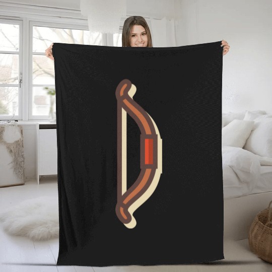 bow icon Fleece Blankets
