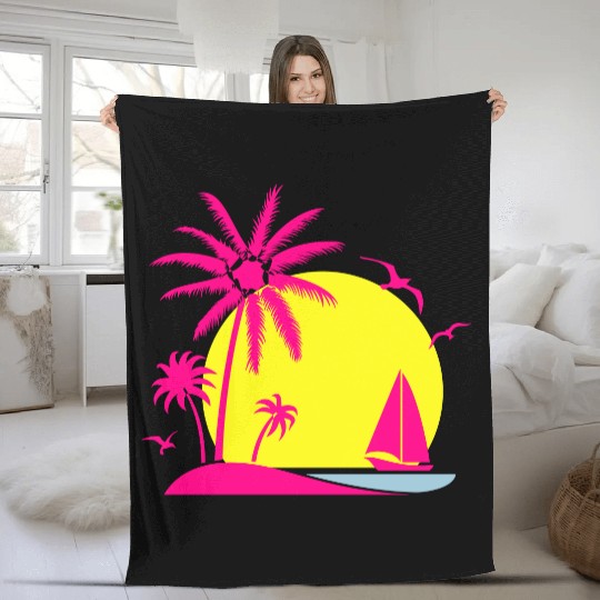 Beach Fleece Blankets