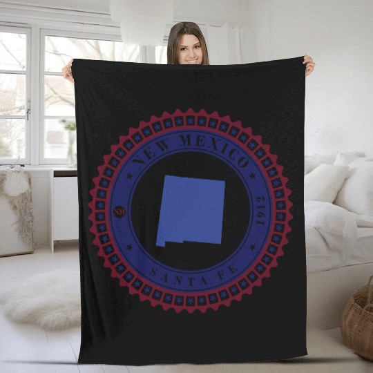 New Mexico Fleece Blankets
