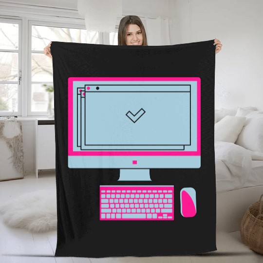 Computer Fleece Blankets