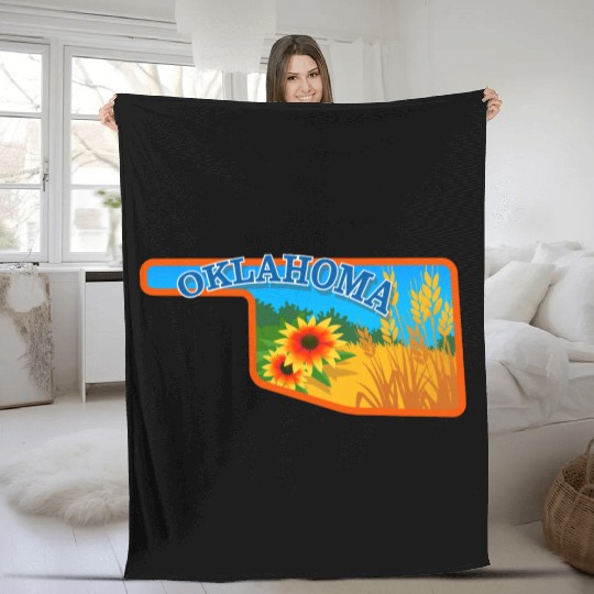 Oklahoma Fleece Blankets