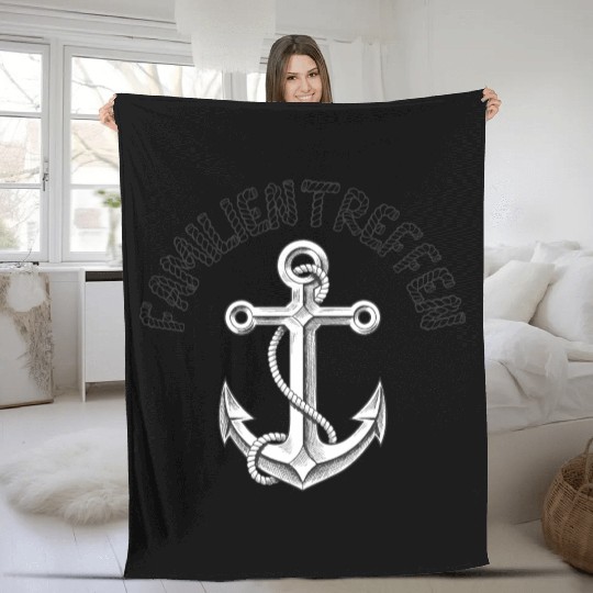 Family reunion anchor Fleece Blankets
