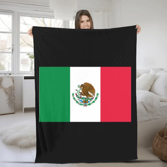 Mexican Flag Fleece Blankets