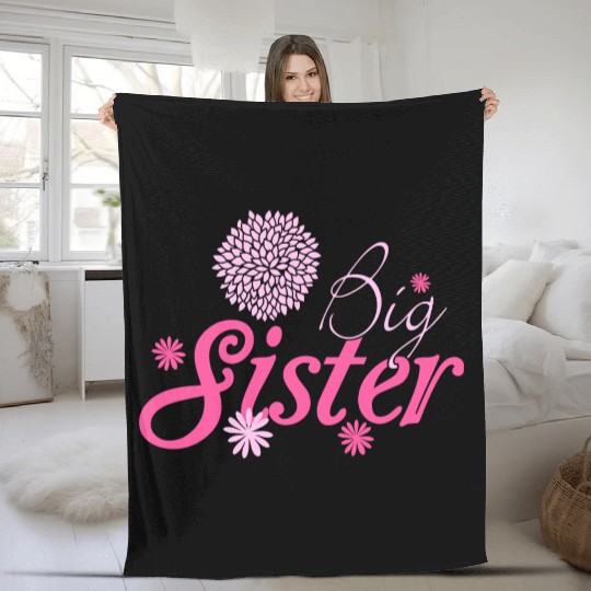 Sister - Big sister Fleece Blankets