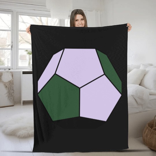 platonic solid Fleece Blankets
