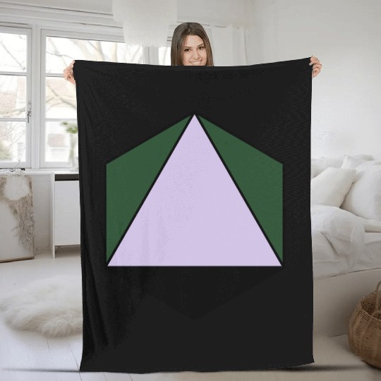 platonic solid Fleece Blankets