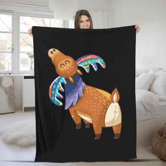 moose Fleece Blankets