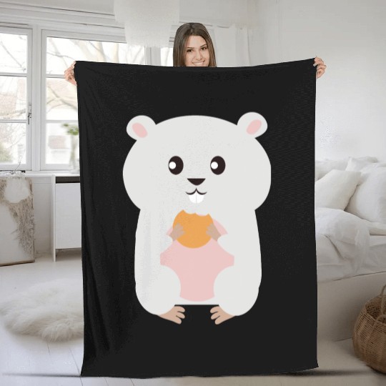 hamster Fleece Blankets