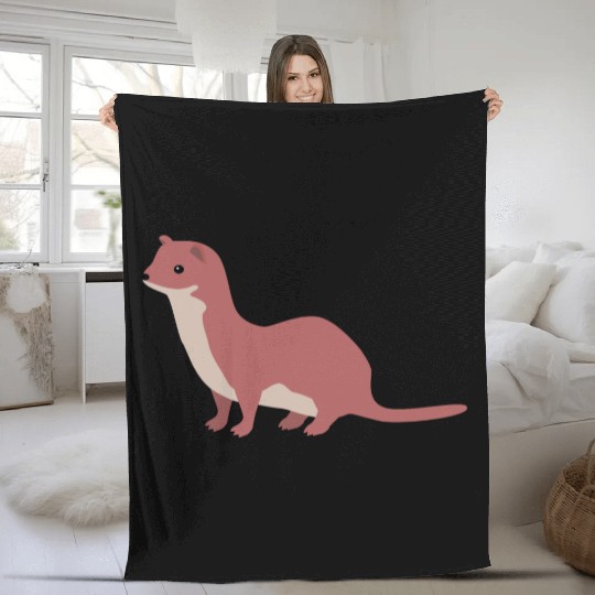 weasel Fleece Blankets