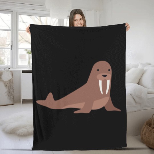 walrus Fleece Blankets