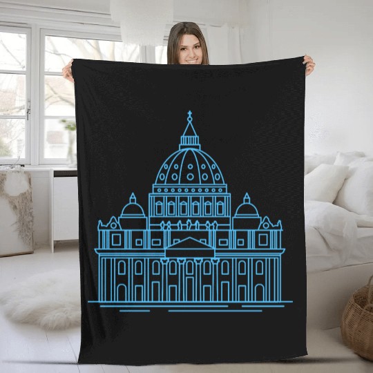 St. Peter's Basilica Fleece Blankets